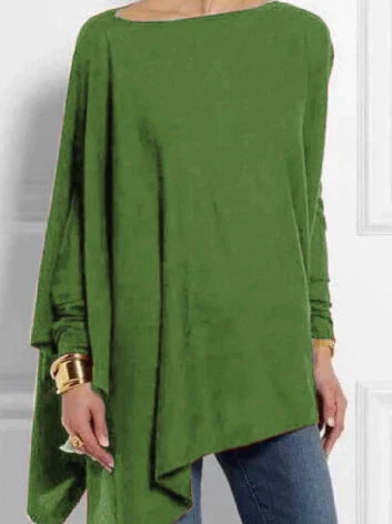 Drune | Eleganter Poncho mit edler Haptik und asymmetrischem Schnitt