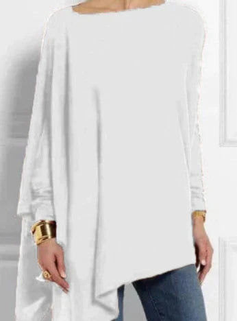 Drune | Eleganter Poncho mit edler Haptik und asymmetrischem Schnitt