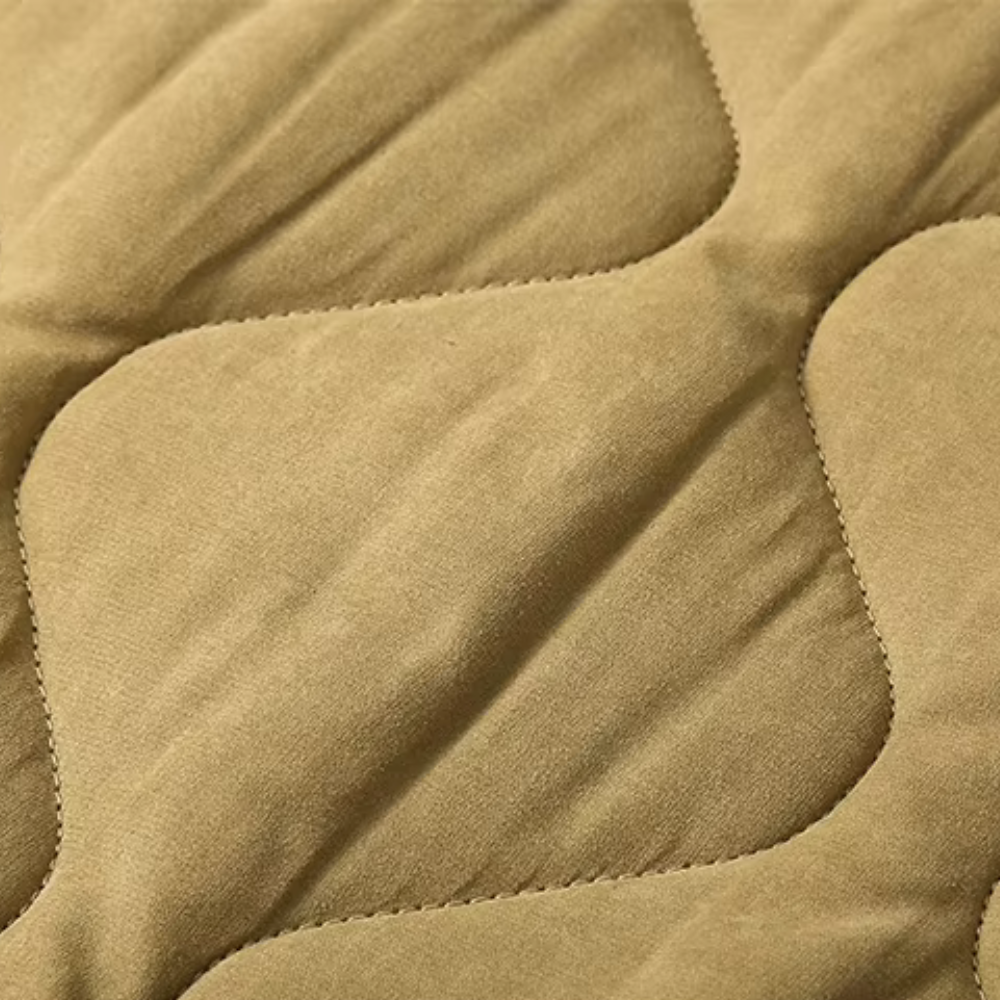 Drune | Kragenlose Steppjacke