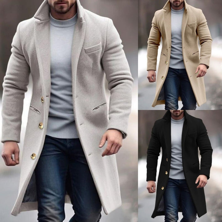 Drune | Wollmischung Doppelreiher Taillierte Passform Reverskragen Mit Taschen