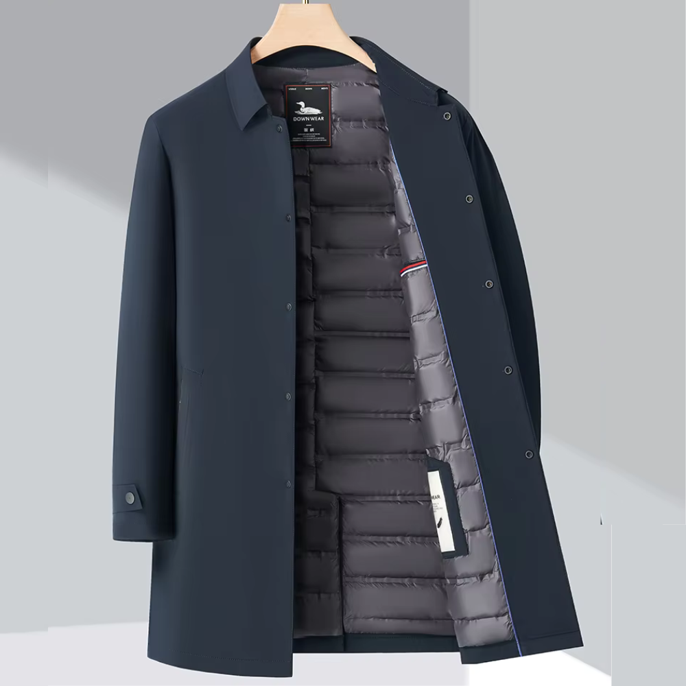 Drune | Mid Length Revers Gepolsterte Jacke