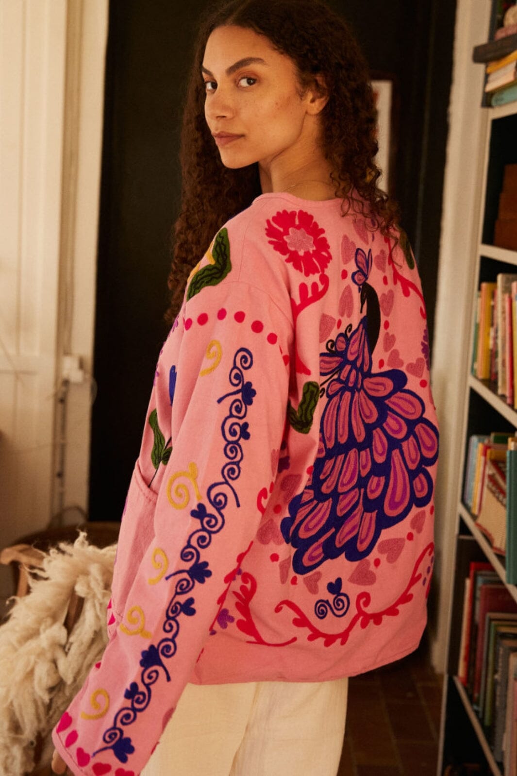 Drune | Floral Print Pocket Jacket