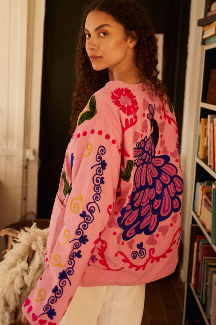 Drune | Floral Print Pocket Jacket