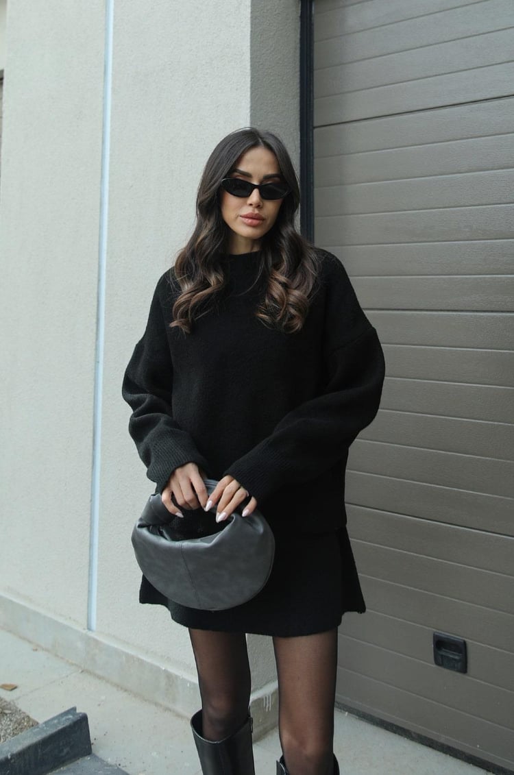 Drune | Elegantes Sweater-Rock-Set