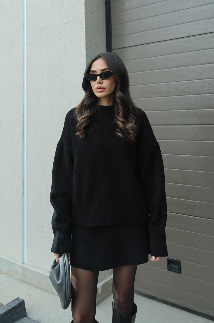 Drune | Elegantes Sweater-Rock-Set