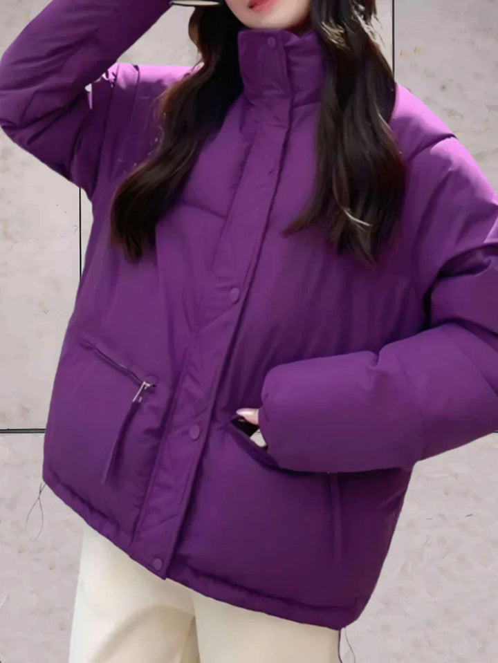 Drune | Parka-Jacke mit Stehkragen und Doppelverschluss