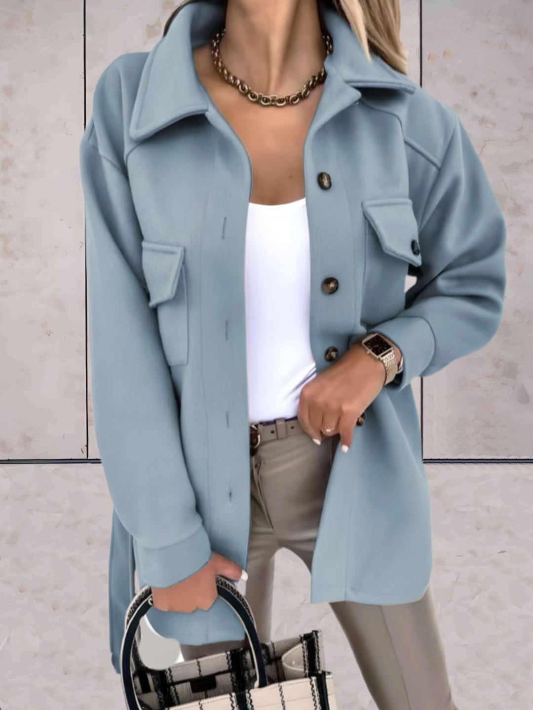 Drune | Button up Mantel für Damen