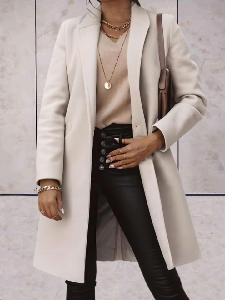 Drune | Damen-Trenchcoat mit nur einem Knopf
