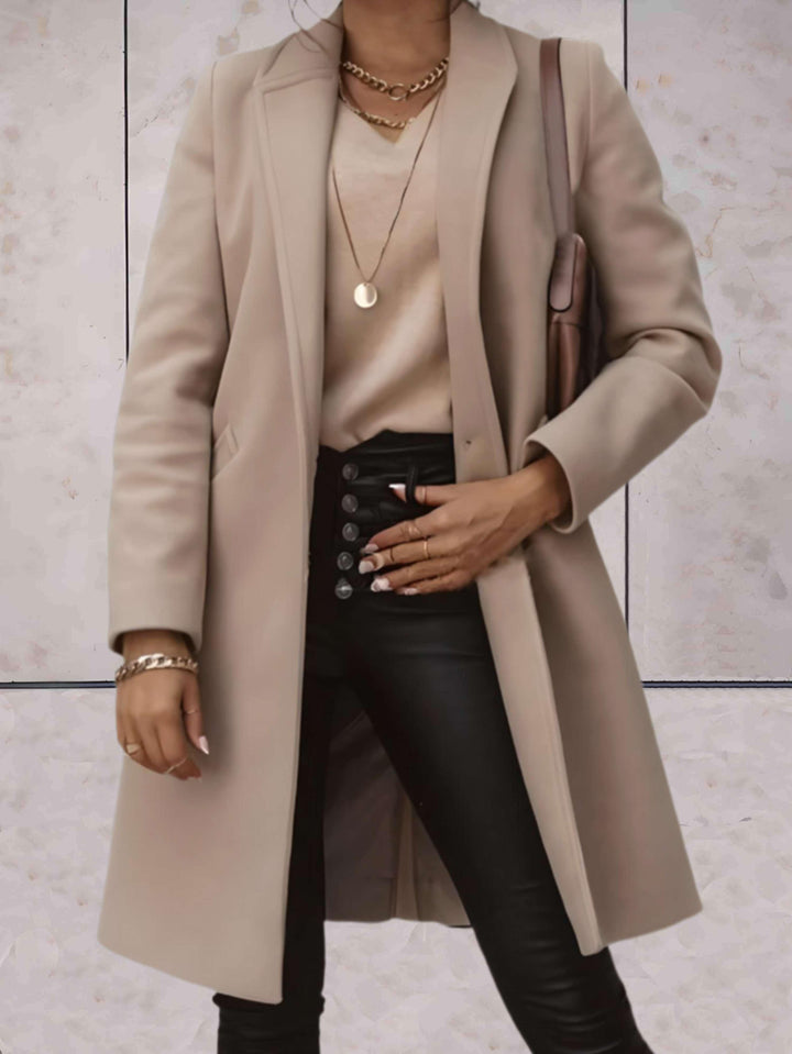 Drune | Damen-Trenchcoat mit nur einem Knopf