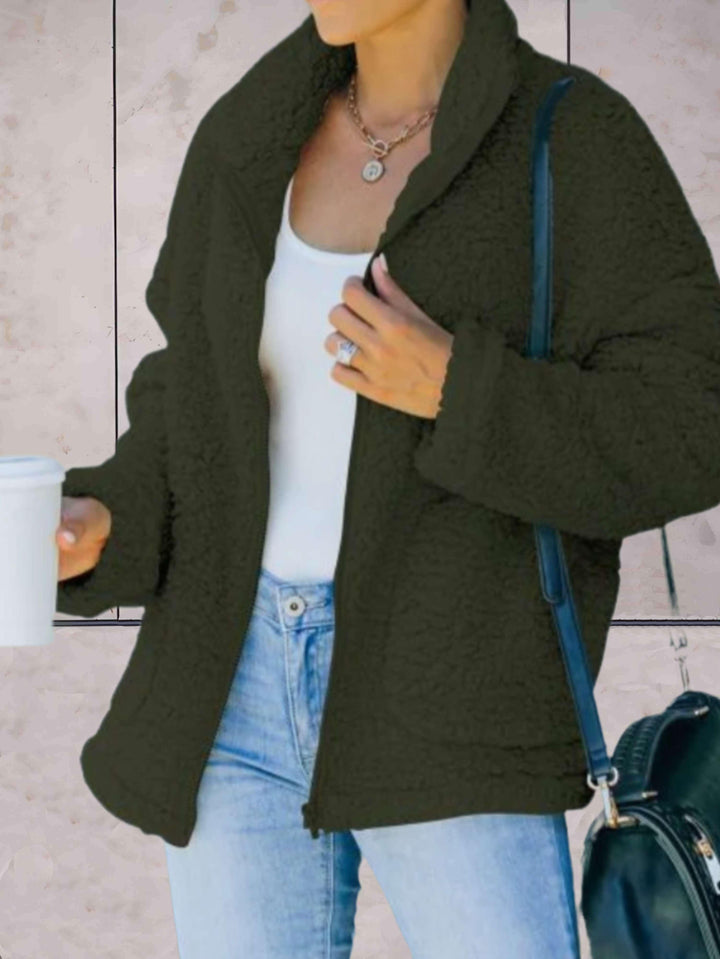 Drune | Hochkragen-Wolljacke für Damen