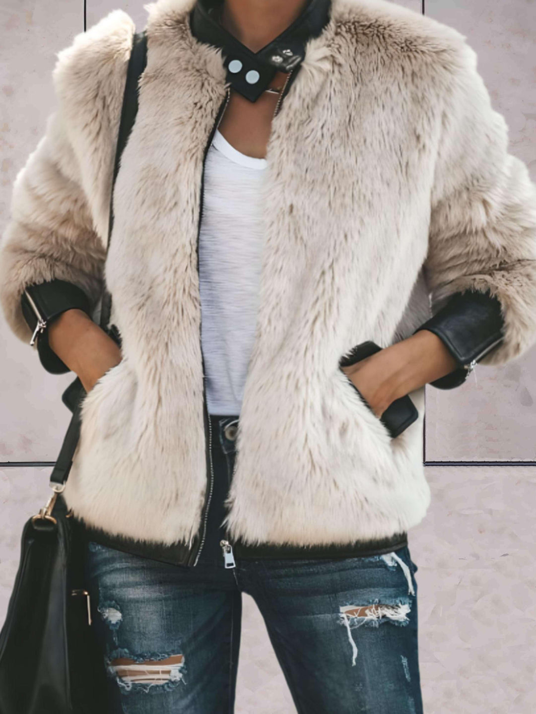Drune - Jacke mit Rundhalsausschnitt