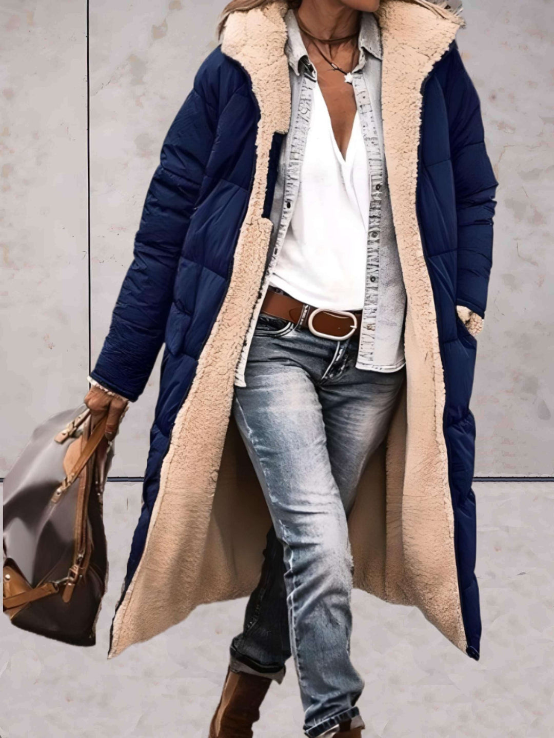 Drune | Bequeme Wendbare Winterjacke mit Weicher Fütterung