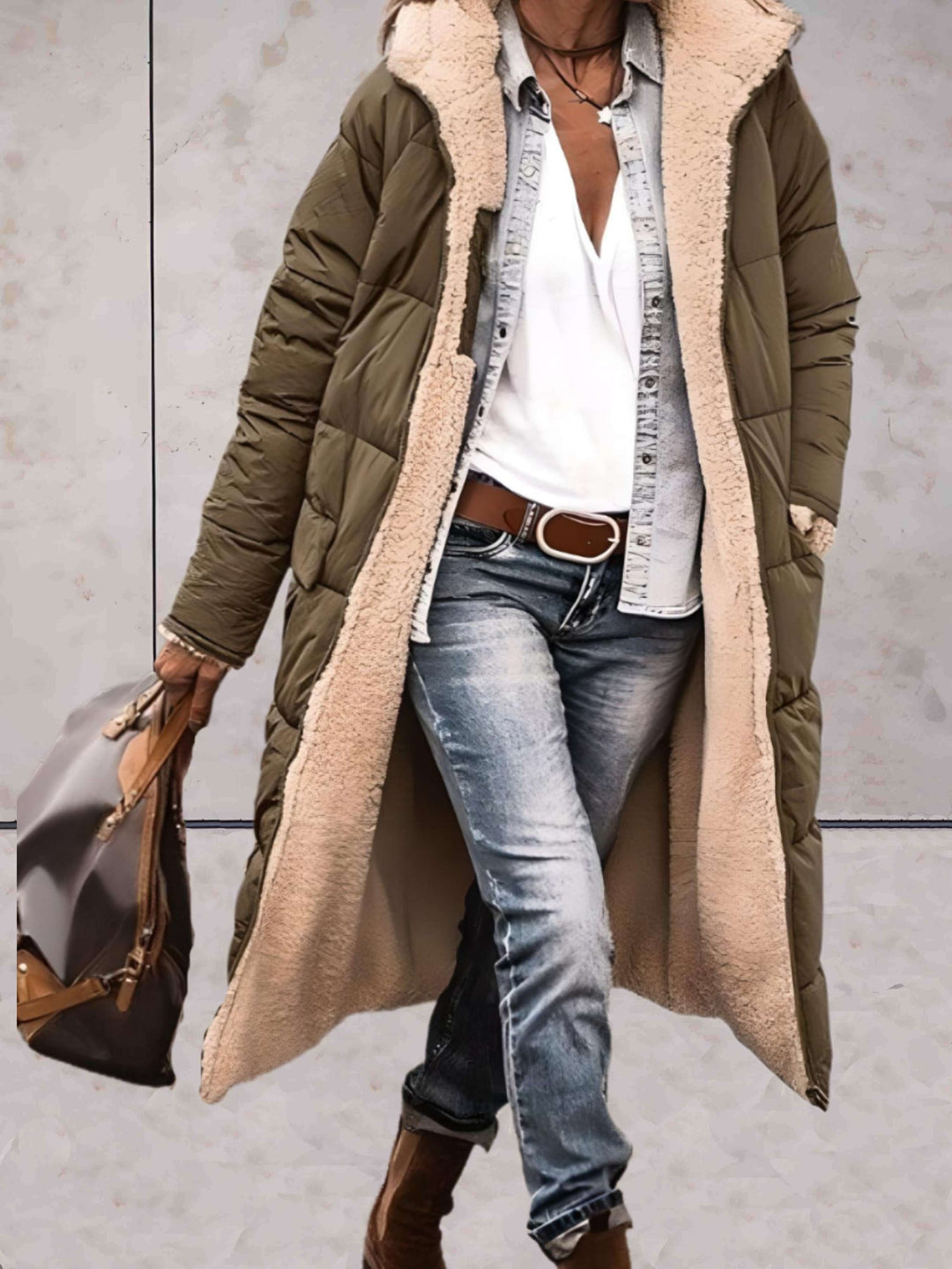 Drune | Bequeme Wendbare Winterjacke mit Weicher Fütterung
