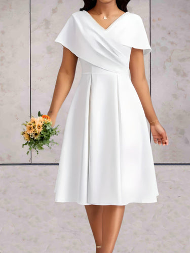 Drune - Minimalistisches Mini-Brautkleid