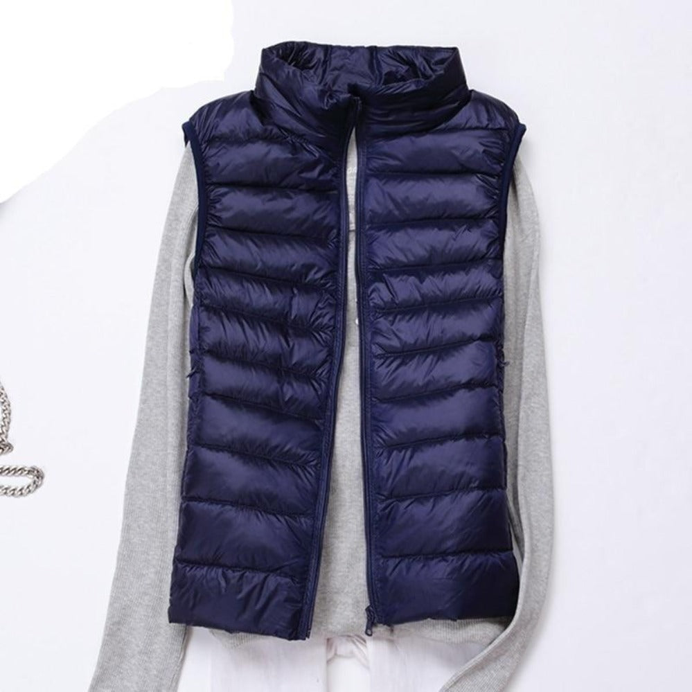 Drune | Ärmelloser Ultralight Daunen Warm Mantel