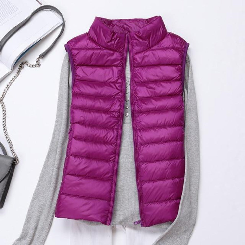 Drune | Ärmelloser Ultralight Daunen Warm Mantel