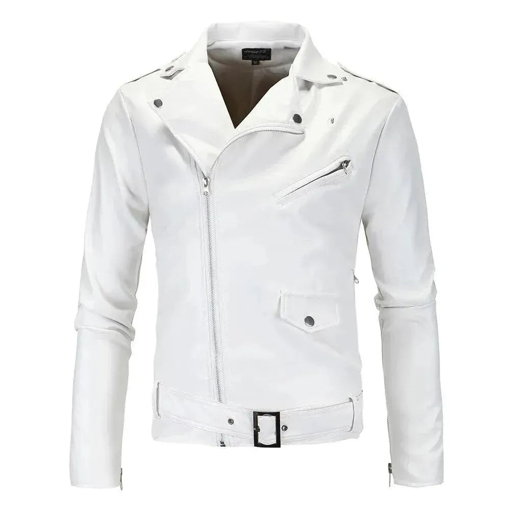 Drune | Slim Fit Biker Herren Lederjacke