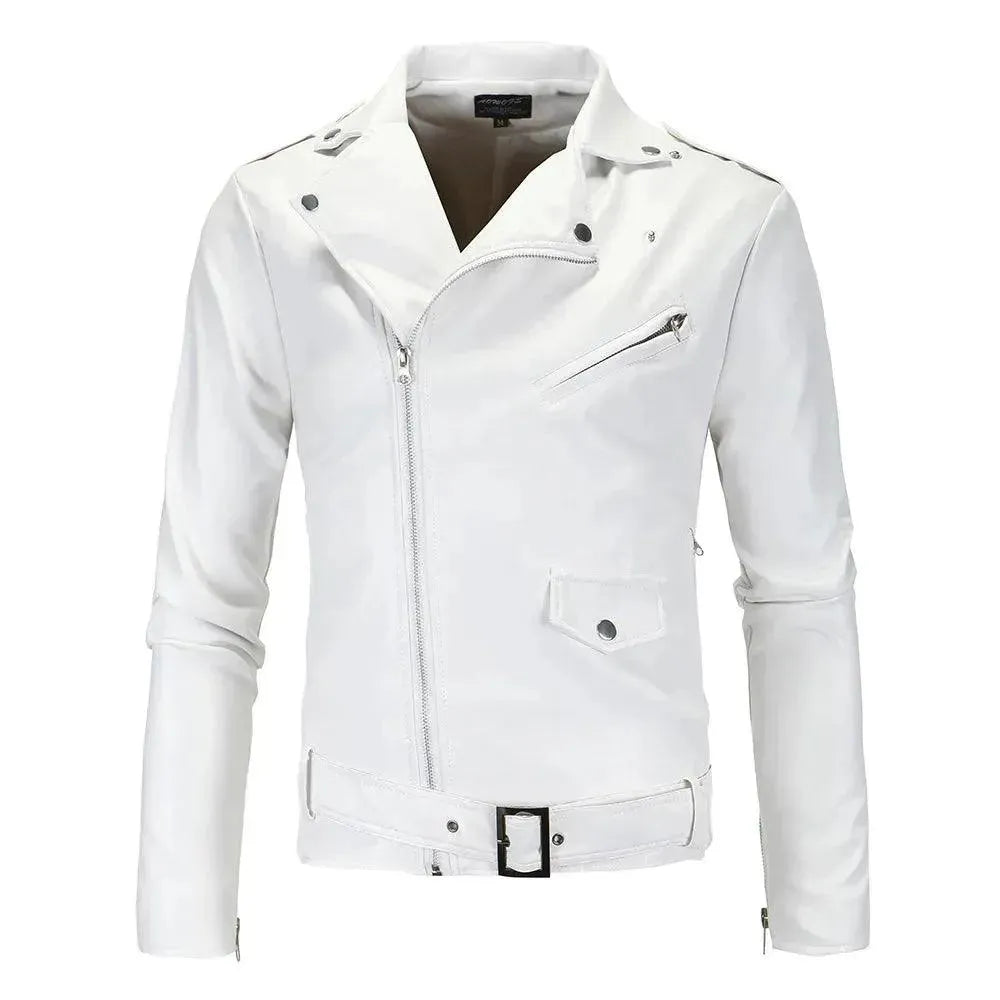 Drune | Slim Fit Biker Herren Lederjacke
