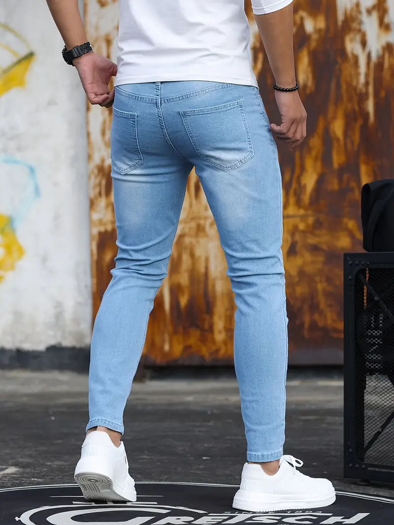 Drune | Herren Bequeme Slim Fit Jeans