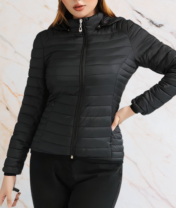 Drune | Slim Fit Puffy Jacket mit Reißverschluss - MAYLEE