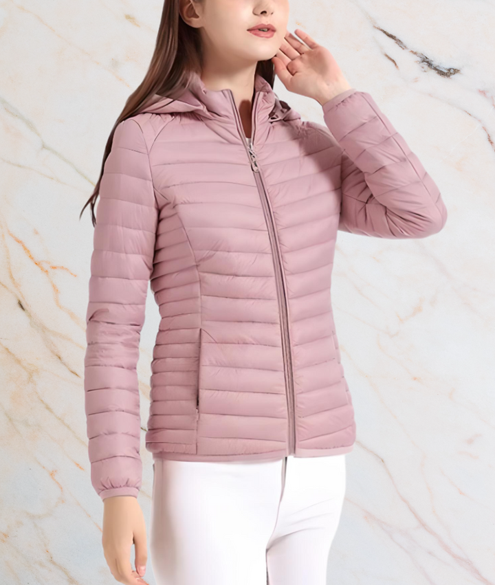 Drune | Slim Fit Puffy Jacket mit Reißverschluss - MAYLEE