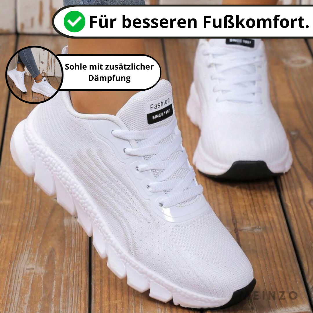 Drune | Gestreifte Schnürschuhe - Weiche Sohlen