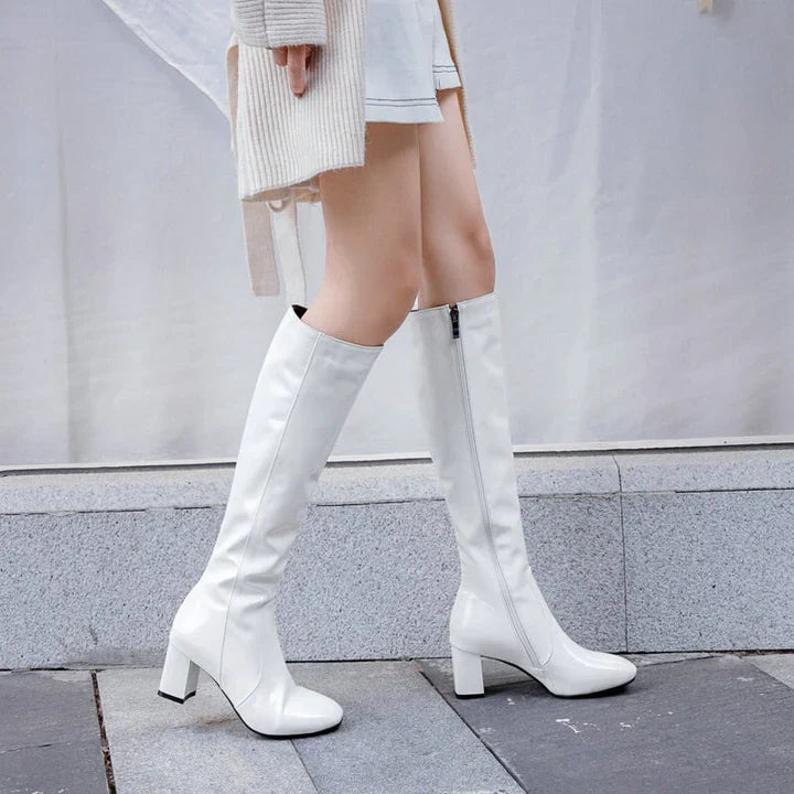 Drune | Hohe Lackstiefel Für Damen