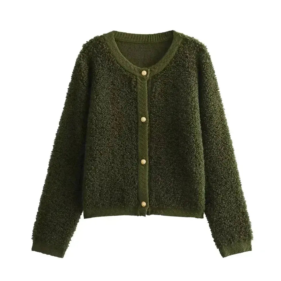 Drune | Gemütlicher Teddy Cardigan
