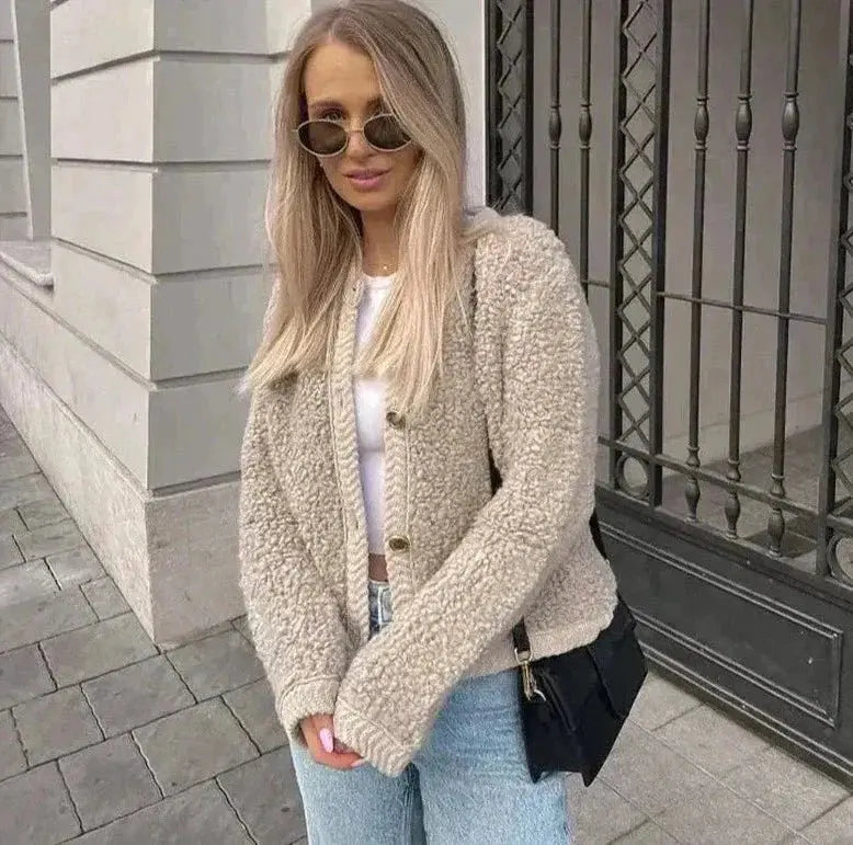 Drune | Gemütlicher Teddy Cardigan