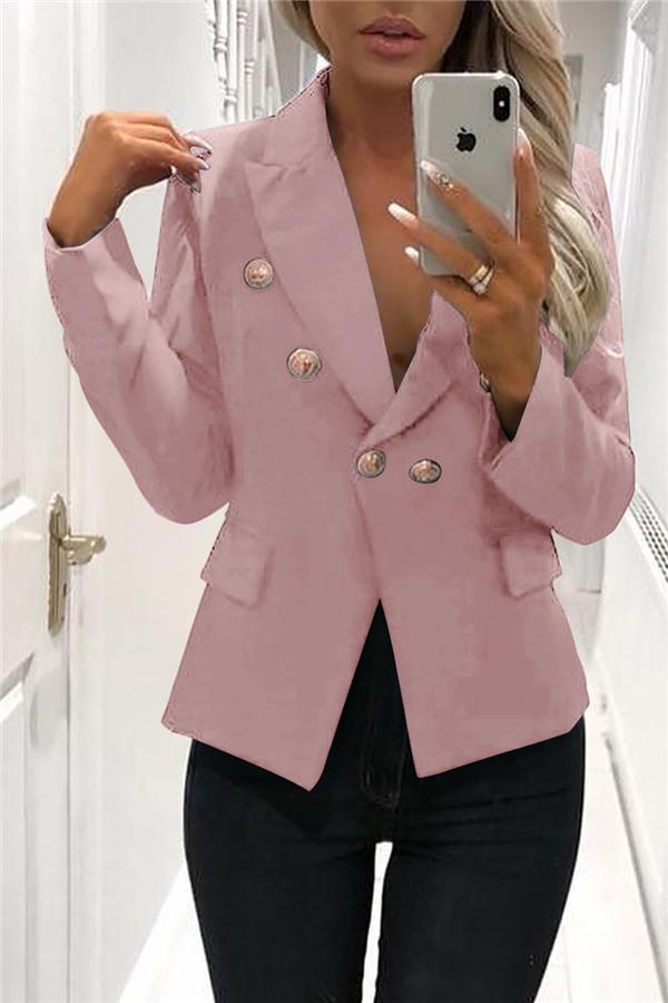 Drune | Eleganter Blazer Mit Knöpfen