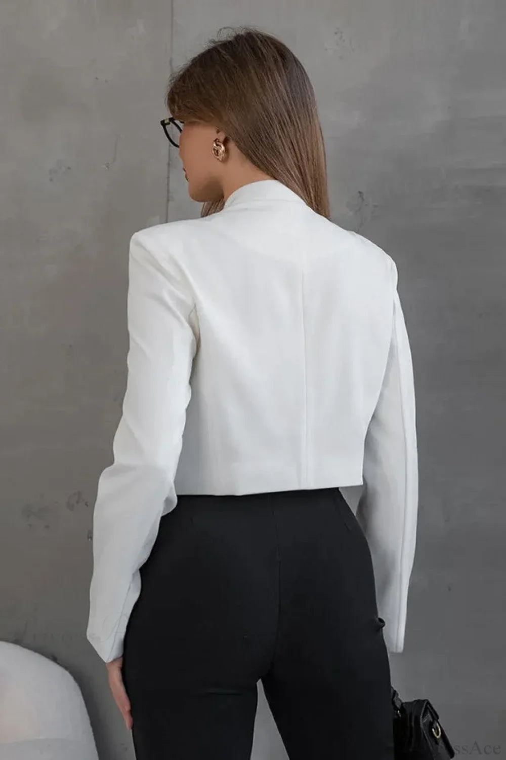 Drune | Stehkragen Langarm Elegante Jacke