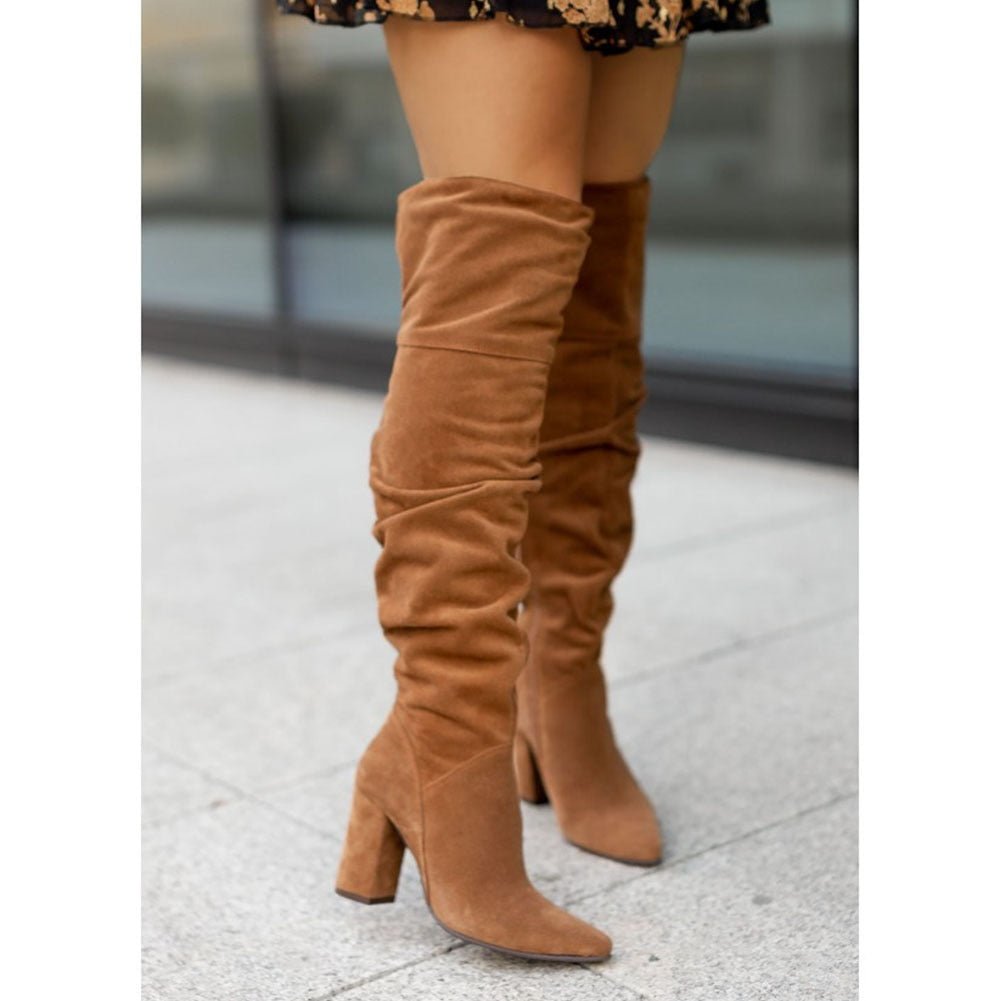 Drune | Oberschenkelhohe Stiefel