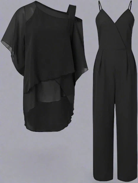 Drune | Luxus Chiffon Satz Für Damen Elegantes Satz Für Festliche Abende