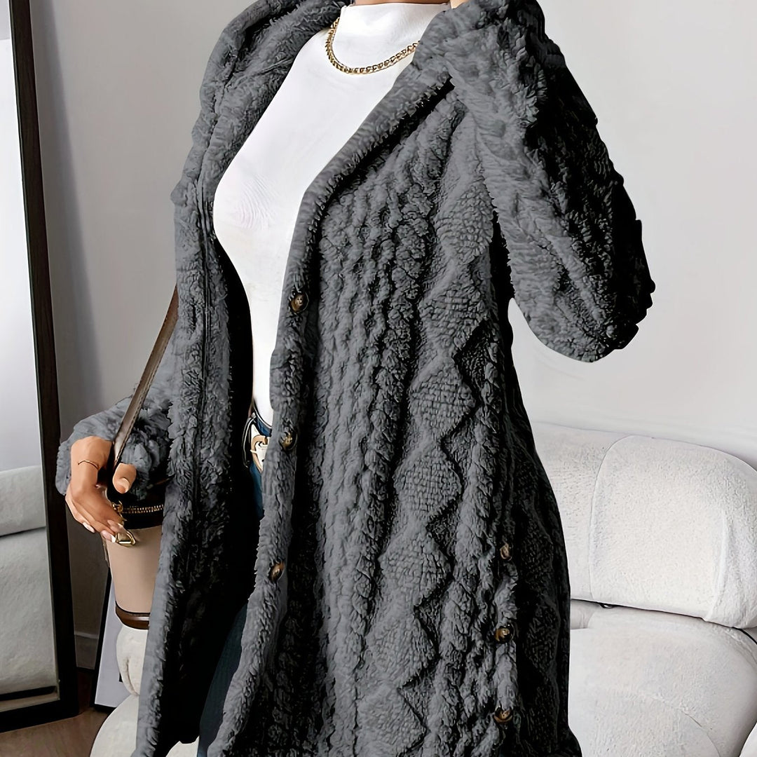 Drune | Flauschige Teddy-Hoodie-Jacke