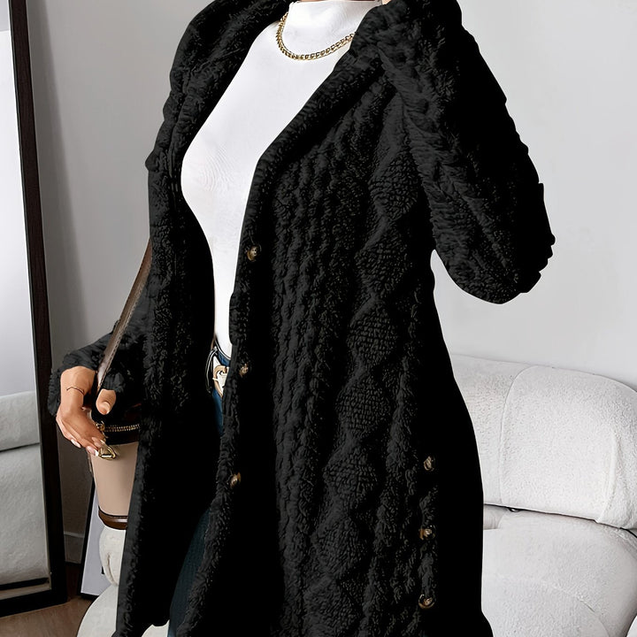 Drune | Flauschige Teddy-Hoodie-Jacke