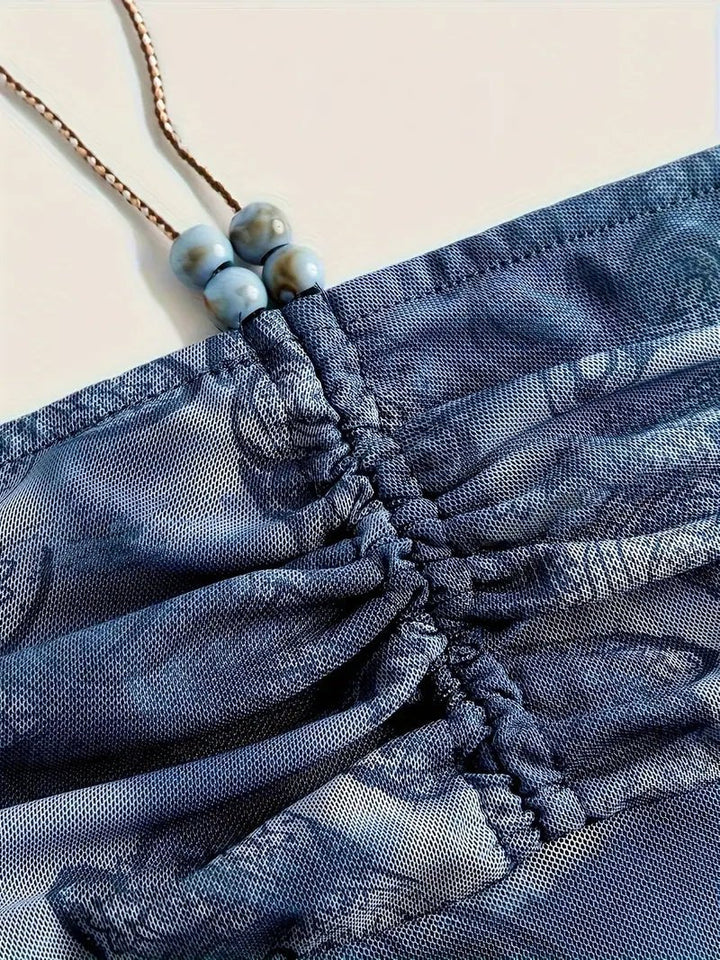 Drune | Rüschbluse mit Off-Shoulder-Schnitt