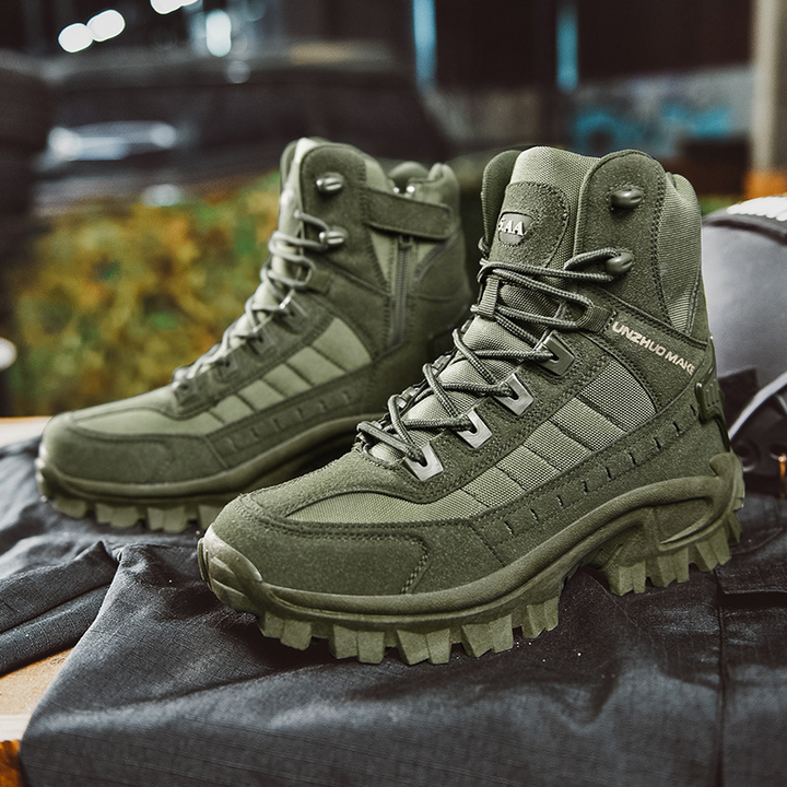 Drune | Stiefel Outdoor Stiefel Hoher Schaft Langlebig Mit Grip Starker Sohle