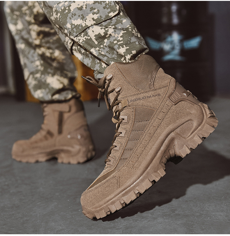 Drune | Stiefel Outdoor Stiefel Hoher Schaft Langlebig Mit Grip Starker Sohle