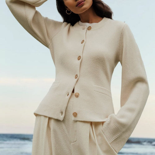 Drune | Superweiche Strickjacke mit Knöpfen
