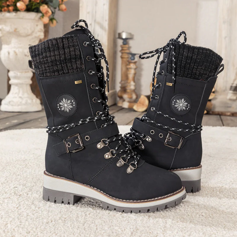 Drune | Warm und Elegant Schneestiefel