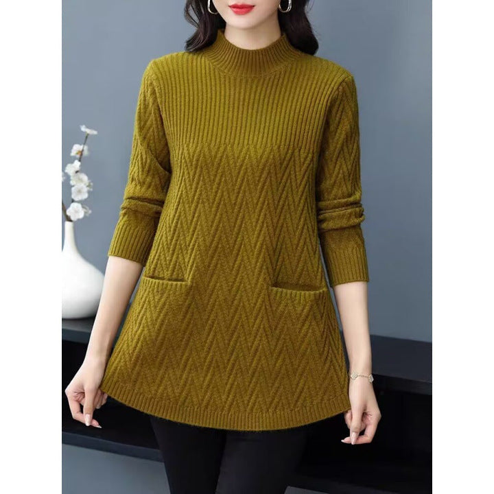 Drune | Halber Rollkragenpullover für Damen in mittlerer Länge