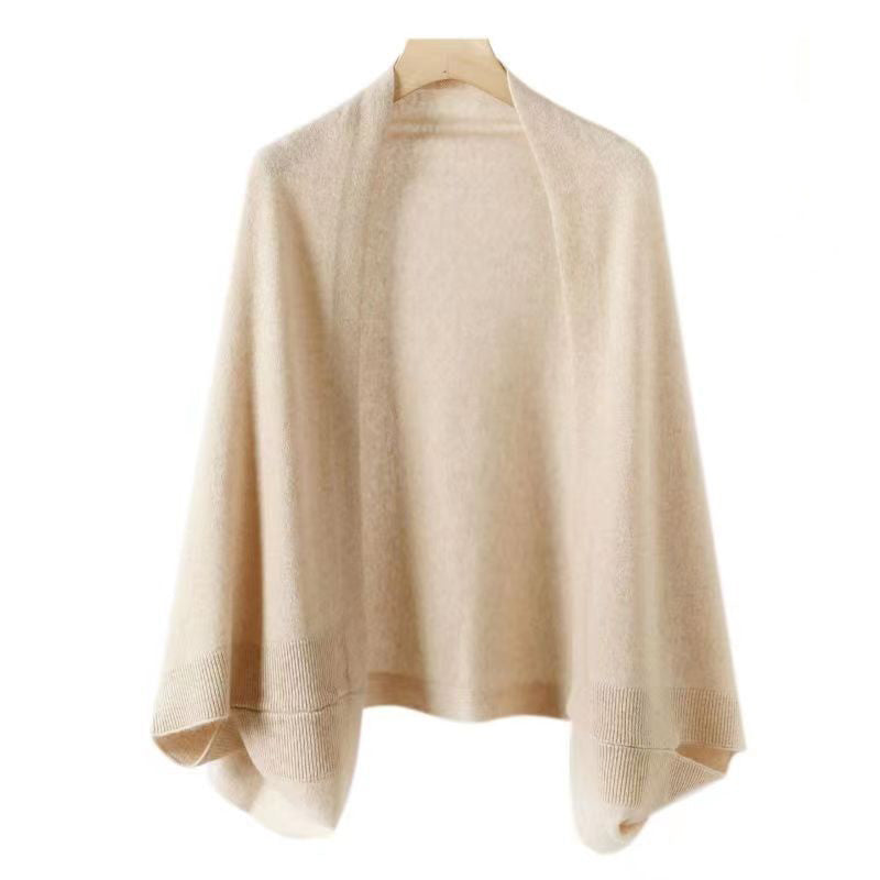 Drune | Faux Cashmere Warmer Doppelschal Schal Strickjacke