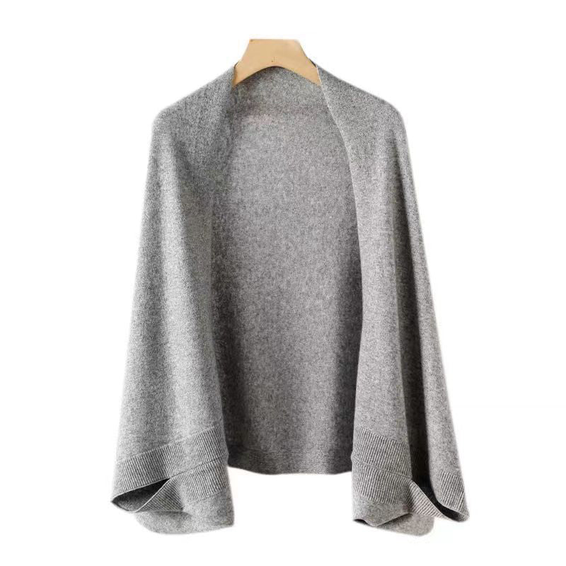 Drune | Faux Cashmere Warmer Doppelschal Schal Strickjacke