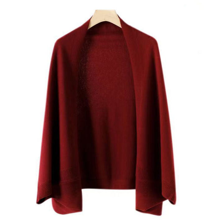 Drune | Faux Cashmere Warmer Doppelschal Schal Strickjacke