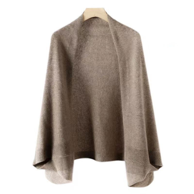Drune | Faux Cashmere Warmer Doppelschal Schal Strickjacke