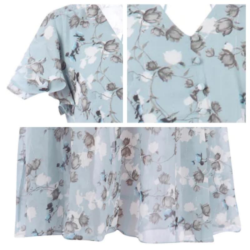 Drune | Elegantes Blumen-Maxikleid für Frauen