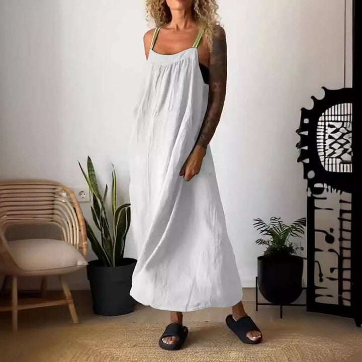 Drune | Weiche Baumwoll Leinen Kleid