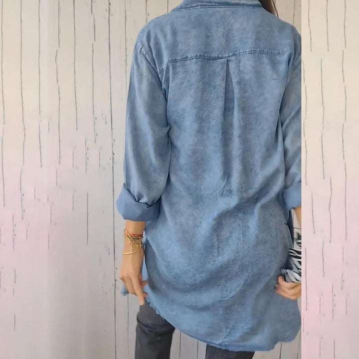 Drune | Oversized Denim Hemd