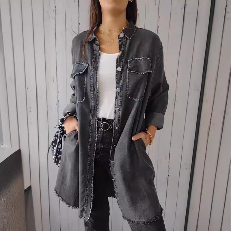 Drune | Oversized Denim Hemd
