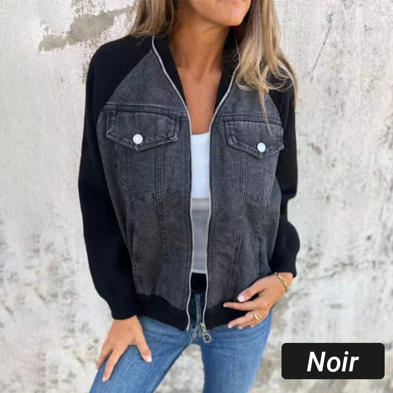 Drune | Jeansjacke mit Patchwork